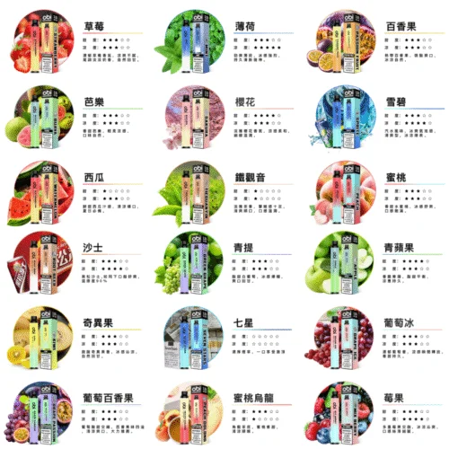 OBI ILIA LANA 一次性 88VIBE 88 電子煙