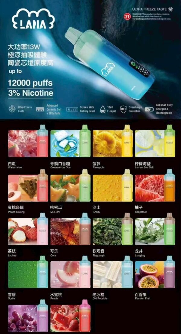 ILIA 一次性 12000口 ILIA 拋棄式 ILIA vape ILIA disposable